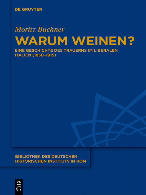 Title details for Warum weinen? by Moritz Buchner - Available